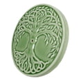 thumbnail image 5 of Wicca Sacred Symbols Celtic Tree of Life Yggdrasil Ceramic Round Disc Burner, 5 of 9