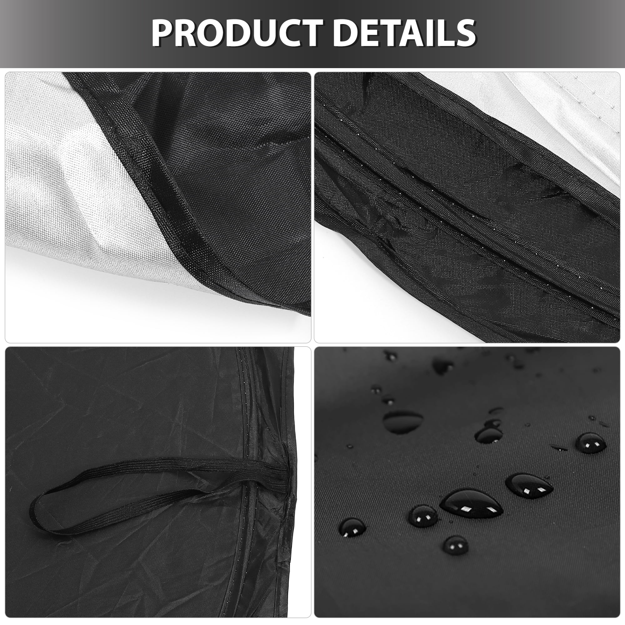 Unique Bargains Car Windshield Cover 65.7"x36.4" Snow Ice Frost Freeze Sunshade