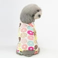 thumbnail image 6 of BESTSKY Dog Clothes for Small Dogs,Keeps Cool Puppy Clothes,Gentle Skin Dog Shirt,Doughnut,XL, 6 of 6