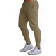 thumbnail image 5 of Pantalones deportivos de longitud completa para hombre, con cierre de pie, informales, elásticos, transpirables, para fitness, para correr, entrenamiento, con cordones, elásticos, de poliéster., 5 of 5