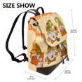 thumbnail image 2 of Easygdp Gnomes Happy Thanksgiving Mochila de Cuero para Mujeres, Bolso de Hombro, Bolsos de Mano de Moda para Trabajo y Viajes, 2 of 4
