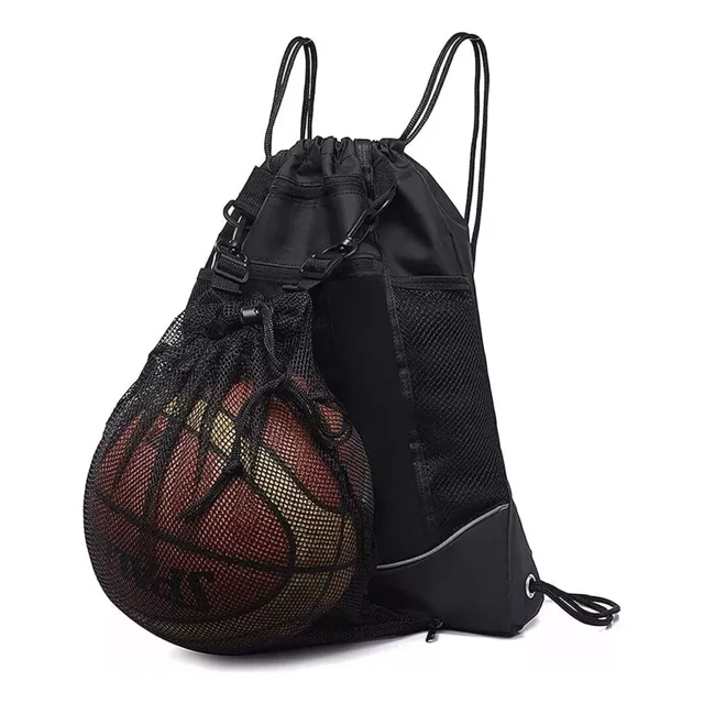 Mochila Deportiva De Malla Con Cordón Para Gimnasio Color Fix
