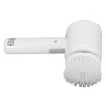 thumbnail image 1 of Scrub Brush, Clean Motorized Scrubber Electric White Multipurpose with Replacement Brush Heads for Bathroom, 1 of 8
