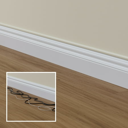 D-Line Beige Half Round Cord Cover, 0.78x0.39in, 39in Length, 3-Pack