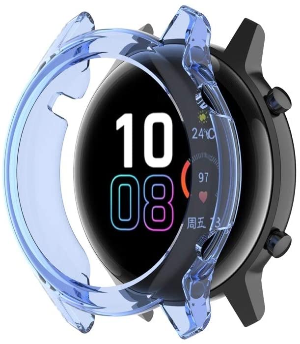 Watch Cover for Huawei Honor Magic watch2 42mm TPU Wrapped Empty Half Case  Watch Case (Color : Transparent Blue) | Walmart Canada