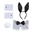 thumbnail image 1 of Women's Bunny Costume Cuffs Rabbit Tail for Easter Party Bunny Girl Cosplay, 1 of 8