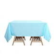 thumbnail image 3 of BalsaCircle 6 Pieces 70" x 70" Blue Square Polyester Tablecloths Table Cover Linens, 3 of 8