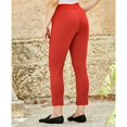 thumbnail image 2 of Rafaella Supreme Pull-On Faux Dress Pant In Chili Pepper, 6, 2 of 2