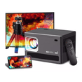 thumbnail image 1 of Proyector Portátil  Wünd 1080p 4k Full Hd Wifi Android Bluetooth Modelo Gris oscuro, 1 of 5