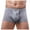 A-Gray, variant on Men's Boxer Briefs Underwear Short Leg Bulge Pouch Trunks U Pouch Open Fly Lingerie Lightweight Comfy Short Leg Basic Solid Panties 2025 Saving Red S