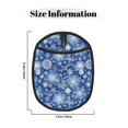 thumbnail image 3 of Naloa whiet Snowflake blue background Silicone Pot Holders, Oven Mitts Heat Resistant Hot Pads, Non Slip Pot Holder for Kitchen Baking and Cooking 9.4 x 7.5 Inches, 3 of 7