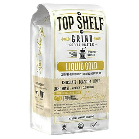 Organic Light Roast Whole Bean Coffee, The Best Espresso Beans from Peru - Fair Trade, Single Origin Mycotoxin & Mold Free Fresh Peruvian Purity | Super Healthy Arabica for Peak Performance - Low Acid