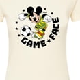 thumbnail image 3 of Disney - Game Face Soccer  - Juniors Fitted Graphic T-Shirt, 3 of 5