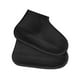 thumbnail image 3 of Kearding 1 par de fundas de silicona reutilizables para zapatos S/M/L, cubiertas impermeables para zapatos de lluvia, para acampar al aire libre, botas de Paraguas de lluvia Negro S Kearding HA005720-04, 3 of 6