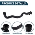 thumbnail image 4 of Manguera de radiador Unique Bargains para BMW Serie 1 F20 F21 116d 118d 120d 125d 2011-2019 No.17127811127 Tubo de refrigerante de goma negro 1 pieza, 4 of 6