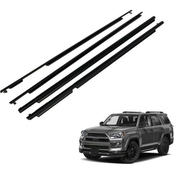 ALL-CARB Car Outside Window Weatherstrip Moulding Seal Belt Replacement for 2010-2021 4Runner