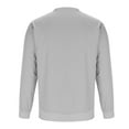 thumbnail image 4 of S-4X Plus Size Sweatshirts for Men with Pocket Big & Tall Long Sleeve Shirts Mens Casual Solid Color Pullover Crewneck Athletic Sweatshirt Tops, 4 of 5