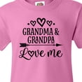 thumbnail image 4 of Inktastic Grandma Grandpa Love Me Arrow Youth T-Shirt, 4 of 5