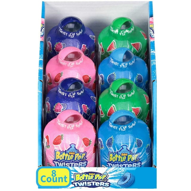 Baby Bottle Pop Twisters Chewy Candy, 2.8 oz., 8 ct.