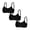 M-3 pack, variant on Teen Girls' Everyday Bra Fit for 12-16 Years for Teens & Big Girls Elastic Shoulder Straps Breathable Bra with Adjustable Straps