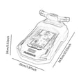 thumbnail image 4 of Volante de coche de aventura de juguete con sonido, simulación de conducción y aprendizaje creativo. Verde recargable, 4 of 6