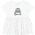 thumbnail image 3 of Inktastic Gigi and Poppop Love Me Girls Baby Dress, 3 of 5