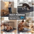 thumbnail image 4 of Drymate Jumbo Whelping Box Liner Mat, Potty Pad, Washable and Reusable Dog Puppy Pee Pad, Absorbent, Waterproof, Durable, Can Be Cut to Fit (48" x 100"), 4 of 6