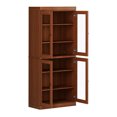 thumbnail image 3 of Palace Imports 100% Solid Wood Kitchen Pantry Storage Cabinet with Glass Doors and Adjustable Shelves, Mocha, 3 of 6