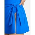 thumbnail image 3 of Time and Tru Women's and Women's Plus Size Wrap Swim Dress, Sizes XS-3X, 3 of 5