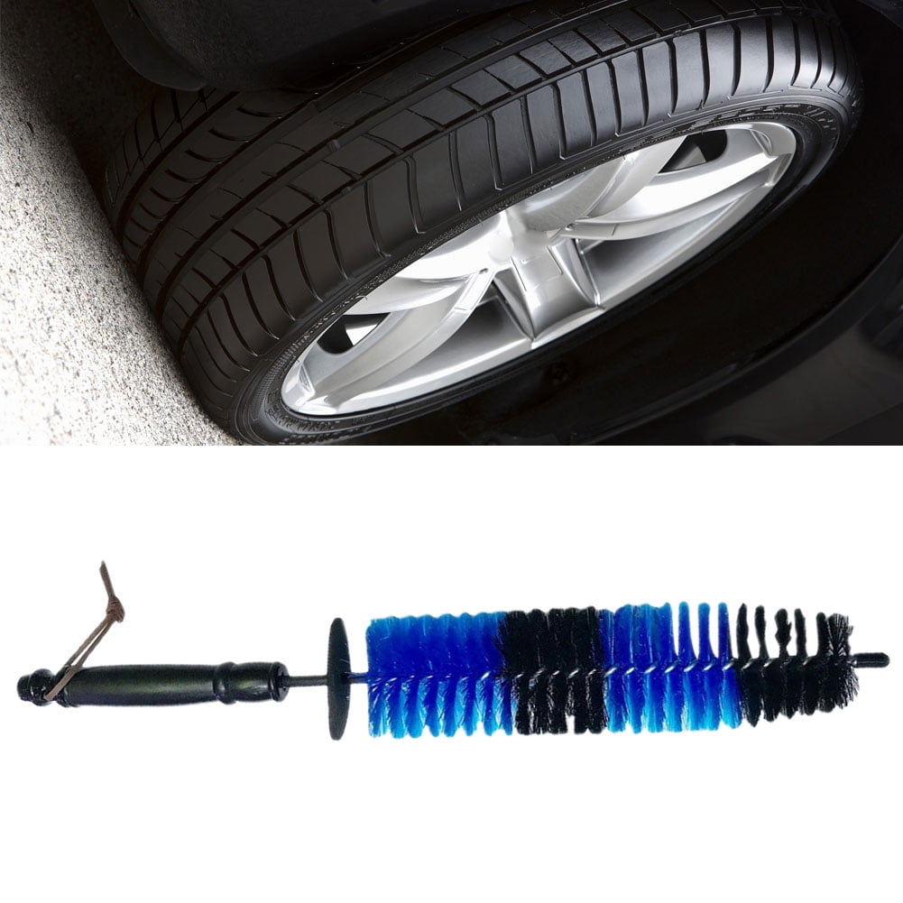Lomubue Auto Car Vehicle Wheel Rims Tire Tyre Steel Wire Brush Washing
