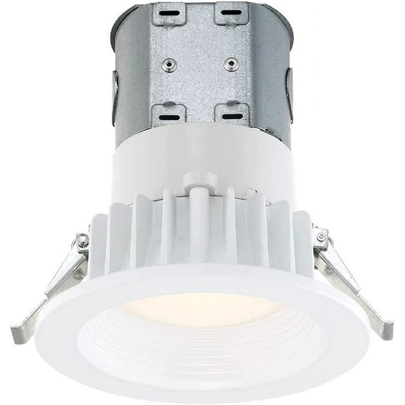 Easy Up 4 in. White Integrated LED Recessed Kit