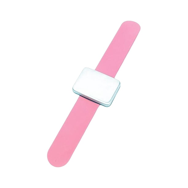 Accesorio de pulsera magnética para herramientas de peluquería y peluquería, pinza para el cabello Rosado