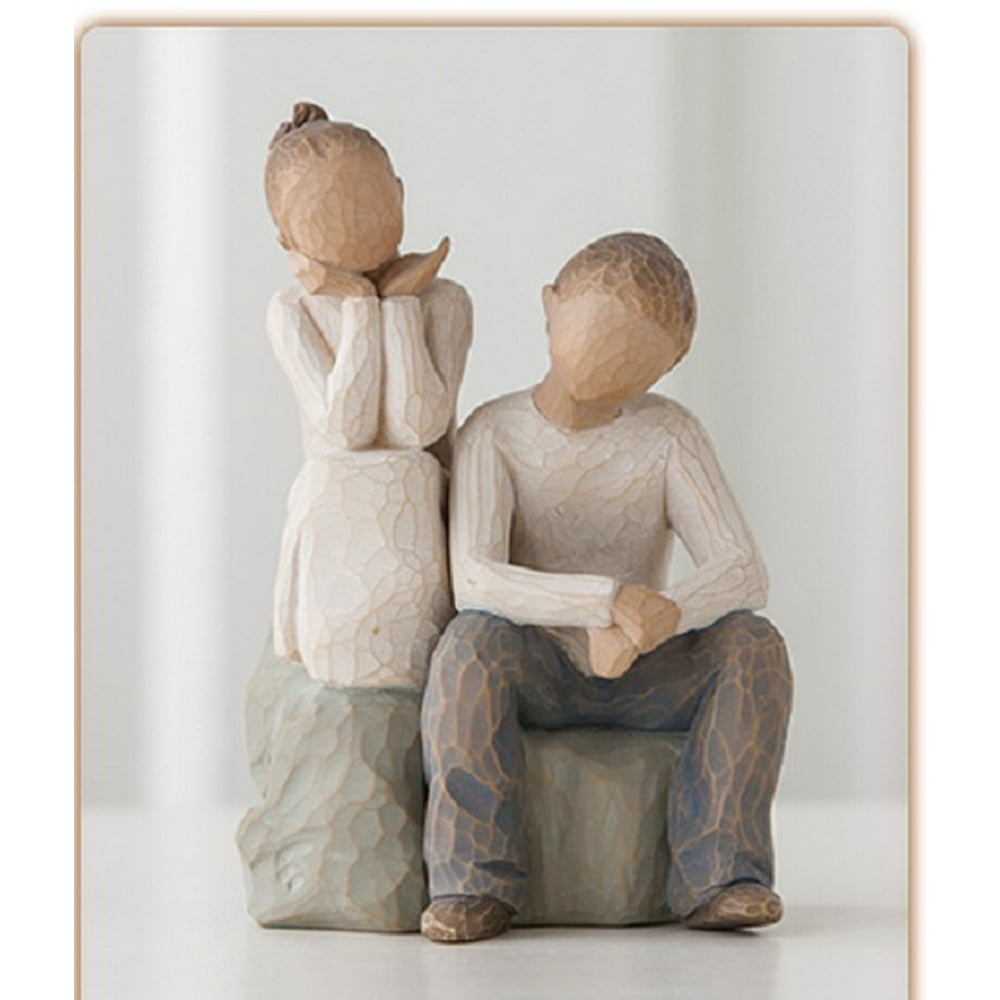 Willow Tree Brother and Sister Figurine by Susan Lordi New 26187 By My