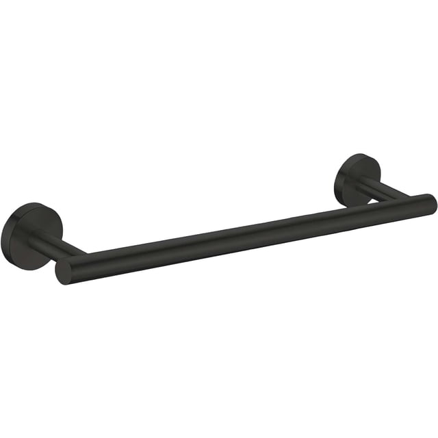 Modket 18 Inches Matte Black Towel Bar Bathroom Hardware 304 Stainless Steel Wall Mounted Kitchen Towel Holder Cloths Hanger