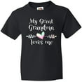 thumbnail image 3 of Inktastic My Great Grandma Loves Me- Heart Great Grandchild Youth T-Shirt, 3 of 5