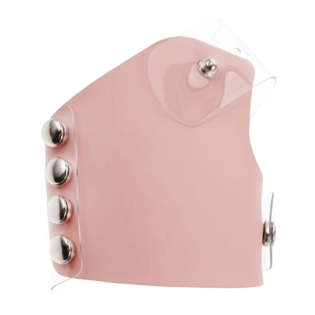 Guante de mano Práctica de guantes Mezcla cosmética Protección de manos para mujeres Base de maquillaje Rosa