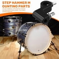 thumbnail image 4 of Tambor Jazz Drum Pedal Simple Conjunto de Montaje de Martillo de Paso Piezas de Montaje Accesorios para Martillo de Paso Negro, 4 of 5