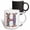 Multicolor, variant on 3drose, Colorful Monogram Letter H, 11oz Two-tone Yellow Mug