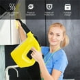 thumbnail image 3 of 17-in-1 Handheld Steam Cleaner, 257°F High-Temperature Steam with1400W High Power, 17 Pieces of Accessories, 12 OZ Capacity, Detachable Steam Mops for Cleaning, Yellow, 3 of 9