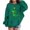 Green, variant on Cute Christmas Hoodies For Toddler Girls Dinosaur Print With Pocket Long Sleeve Casual Pullover Sweatshirt for Kids Size 2-3T