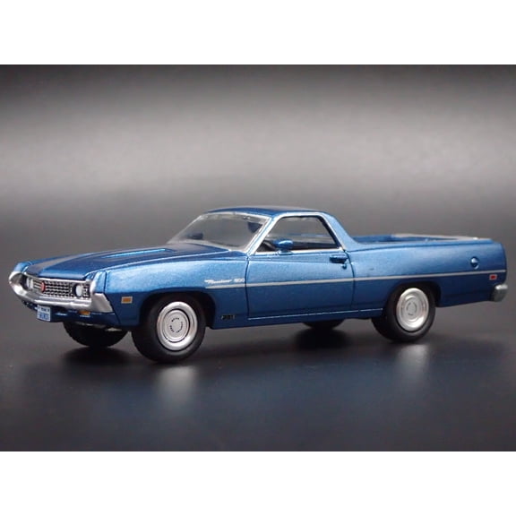 Open Box 1970 70 FORD RANCHERO 500 PICKUP TRUCK BLUE 1:64 SCALE DIECAST MODEL CAR