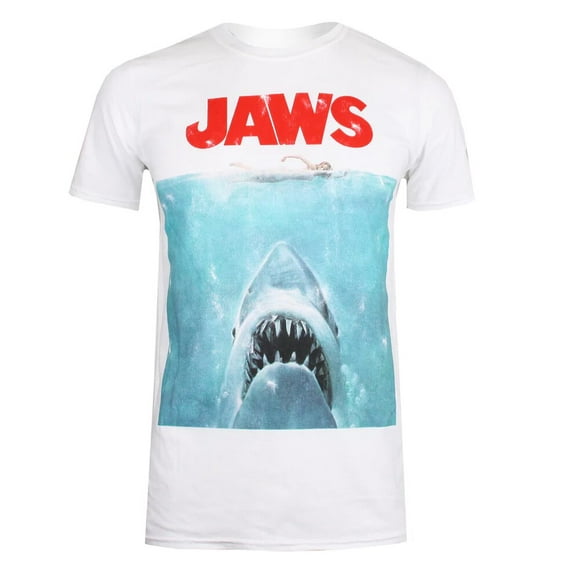 Jaws Mens Poster T-Shirt