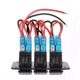 thumbnail image 5 of Marine Switch Panel Waterproof 12V 3 Gang Rocker Switch Panel Blue Light, 5 of 10