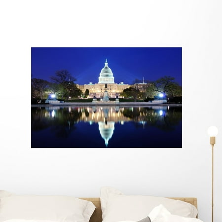 Washington Dc Wall Decal By Wallmonkeys L And Stick Graphic 36 In W X 24 H Wm267741