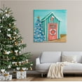 thumbnail image 2 of Stupell Indtries Nautical Shell Blue Christmas Tree Striped Beach Tent,36 x 36,Design by Patricia Pinto, 2 of 6
