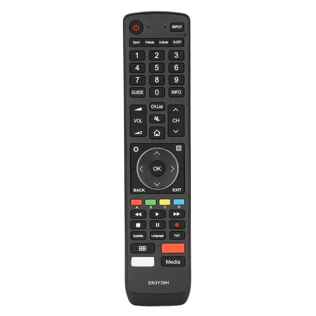 Mando a distancia de repuesto aplicable para Hisense H50U7A H55U7A H65U7A H43A6500 H50A6500 H55A6500 H65A6500 TV