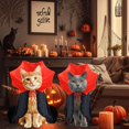 thumbnail image 2 of Cat Halloween Costumes Dog Halloween Vampire Costume Funny Pet Vampire Devil Cape Cloak Halloween Costumes for Cats XS Small Dogs (Small), 2 of 6