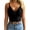 Black, variant on Sleeveless Lace Crochet Women Slim Spaghetti Strap Sexy V-neck Lace Tank Tops