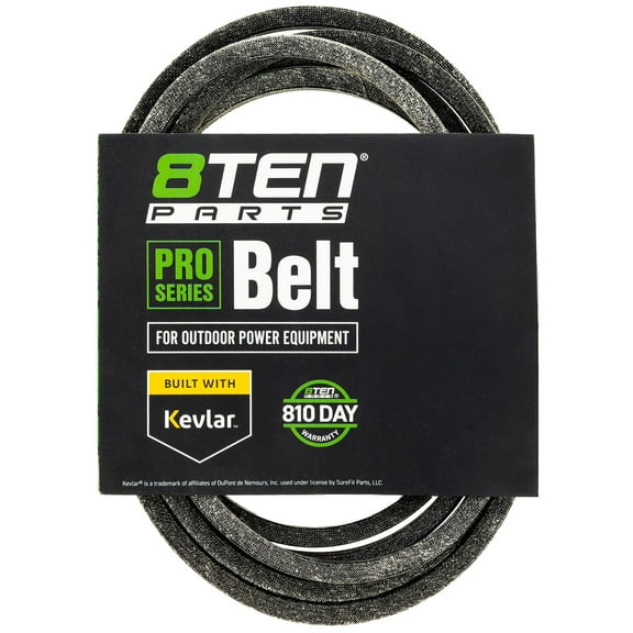 8TEN Belt with KEVLAR for Simplicity Snapper LT2044 44-inch 1729627SM 116 x 1/2 810-CBL2051T