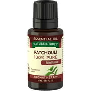 Nature's Truth Patchouli Essential Oil | 15 mL | 100% Pure | Natural & Undiluted | GC/MS Tested | Great for Diffusers